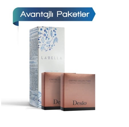2 Kutu Desio Coffee Collection (3 Aylık)  + Solüsyon