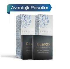 Claro Renkli Kontakt Lens (1 Yıllık) 2 + 2 Adet 