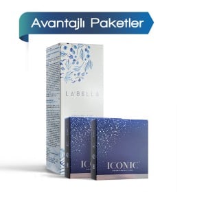 Iconic Renkli Lens Haresiz (3 Aylık) 2 + 2 Adet 