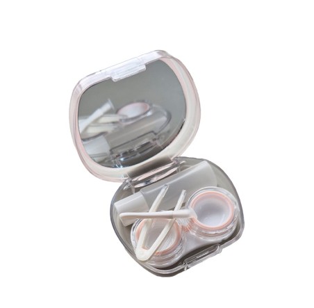 Kutup Ayısı Sevimli Lens Kabı Seti | Aynalı Lens Kutusu