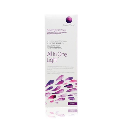 All In One Light 360 ml Çok Amaçlı Lens Solüsyonu 