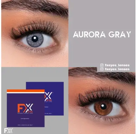 Fx Eyes Gri Renk Aurora Gray (1 Yıllık)
