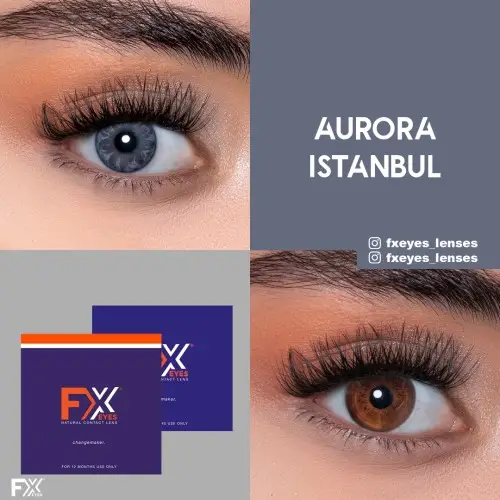 FX Eyes Mavi Renk Aurora İstanbul (1 YILLIK)
