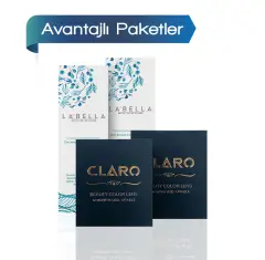 Claro Renkli Kontakt Lens (1 Yıllık) 2 + 2 Adet 