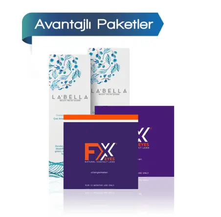 Fx Eyes Lens (1 Yıllık) 2 + 2 Adet 60 ML Solüsyon