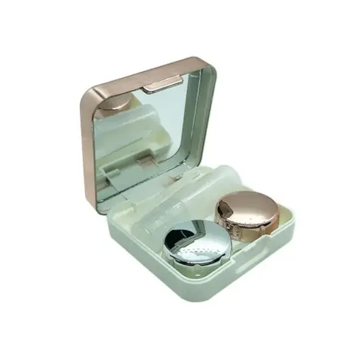 Rose Gold Renk Lens Kabı Kare