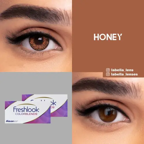 Freshlook Colorblends Ela Renk Honey (1 Aylık)
