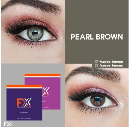 Fx Eyes Ela Renk Pearl Brown (1 Yıllık)