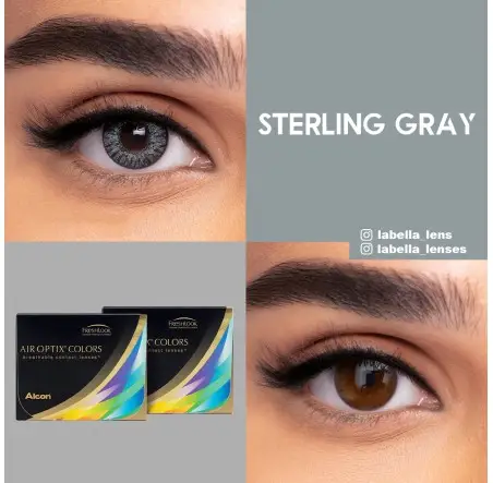 Air Optix Colors Gri Renk Sterling Gray (1 Aylık)