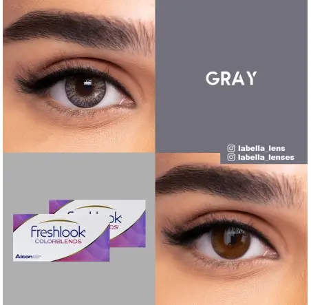 Freshlook Colorblends Gri Renk Grey (1 Aylık)