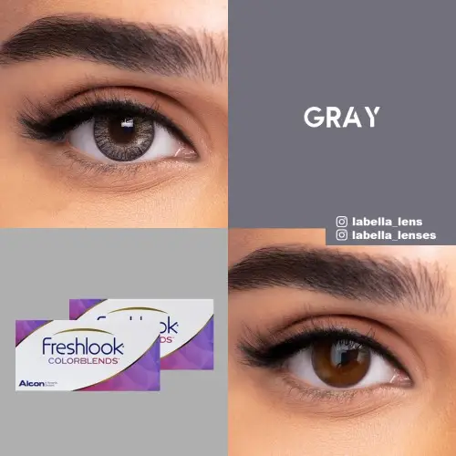 Freshlook Colorblends Gri Renk Grey (1 Aylık)