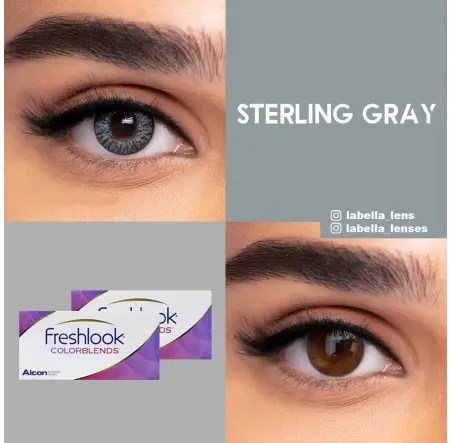 Freshlook Colorblends Gri Sterling Gray (1 Aylık)