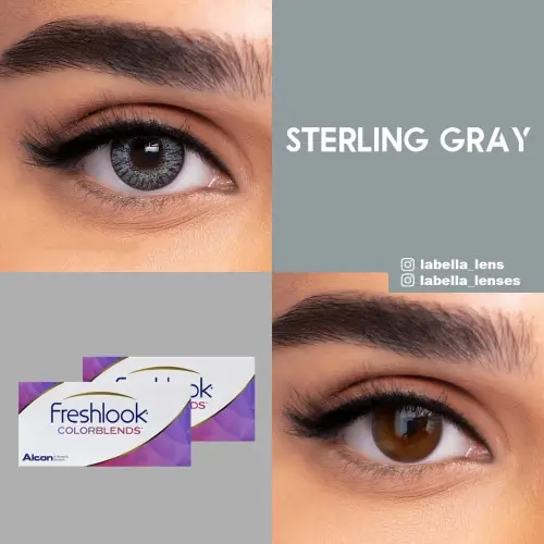 Freshlook Colorblends Gri Sterling Gray (1 Aylık)