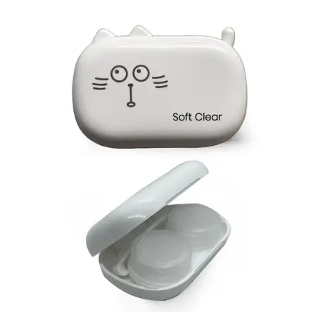 Soft Clear Beyaz Renk Lens Kabı
