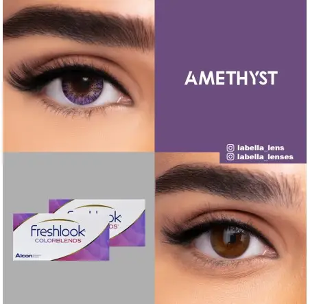 Freshlook Colorblends Mavi Renk Amethyst (1 Aylık)