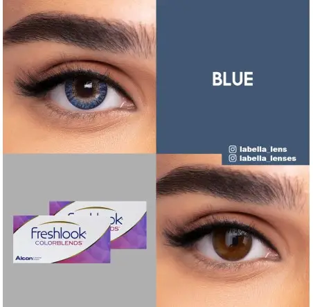 Freshlook Colorblends Mavi Renk Blue (1 Aylık)
