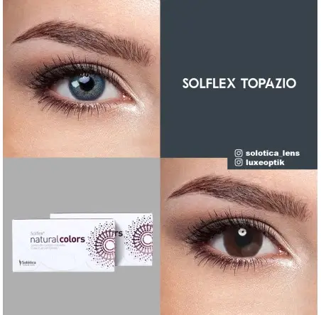 Solotica Mavi Renk Soflex Topazio (3 Aylık)
