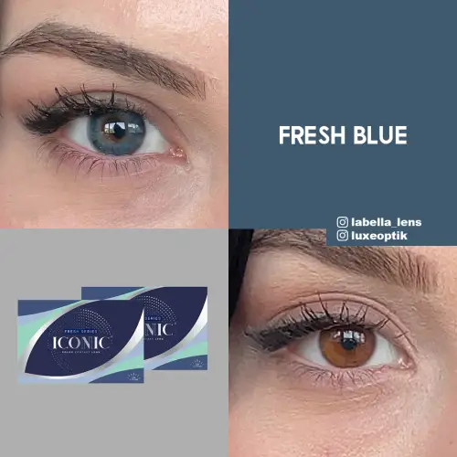 Iconic Fresh Blue Renkli Lens (3 Aylık) 