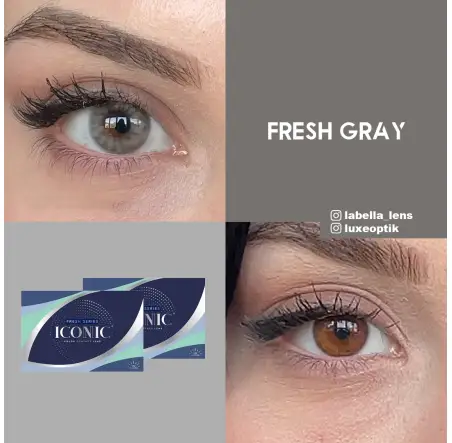 Iconic Fresh Sterling Gray Renkli Lens (3 Aylık)