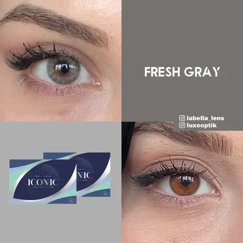 Iconic Fresh Sterling Gray Renkli Lens (3 Aylık) 