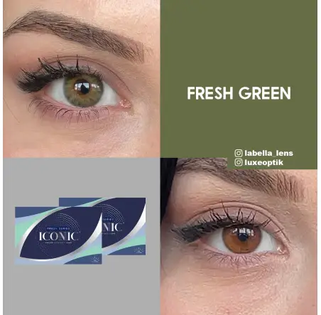 Iconic Fresh Green Renkli Lens (3 Aylık)