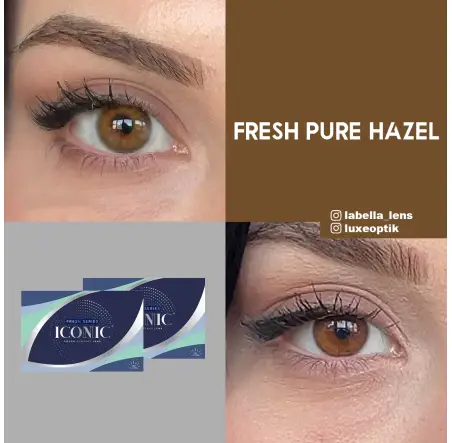 Iconic Fresh Pure Hazel Renkli Lens (3 Aylık)