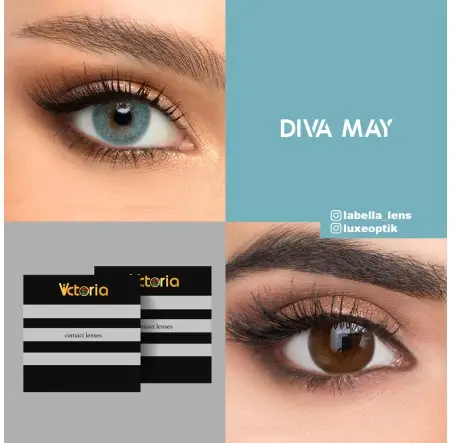 Victoria Diva May Mavi Renk Lens (6 Aylık)