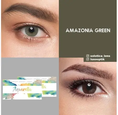 Solotica Yeşil Renk Aquarella Amazonia Green (3 Ay)