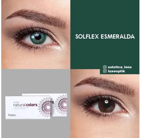 Solotica Yeşil Renk Soflex Esmeralda (3 Ay)