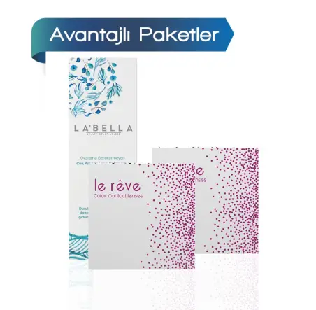 2 Kutu Le Reve Renkli Lens (1 Yıllık)